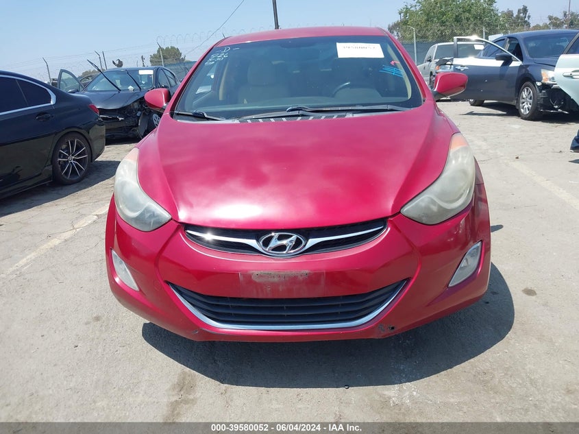 2012 Hyundai Elantra Gls (Ulsan Plant) VIN: KMHDH4AEXCU409806 Lot: 39580052