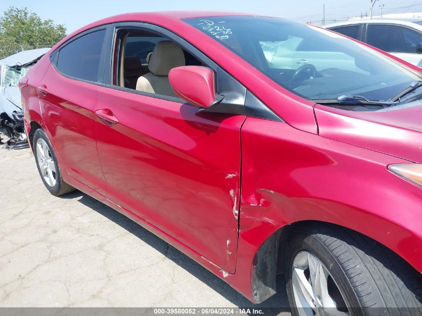 2012 Hyundai Elantra Gls (Ulsan Plant) VIN: KMHDH4AEXCU409806 Lot: 39580052