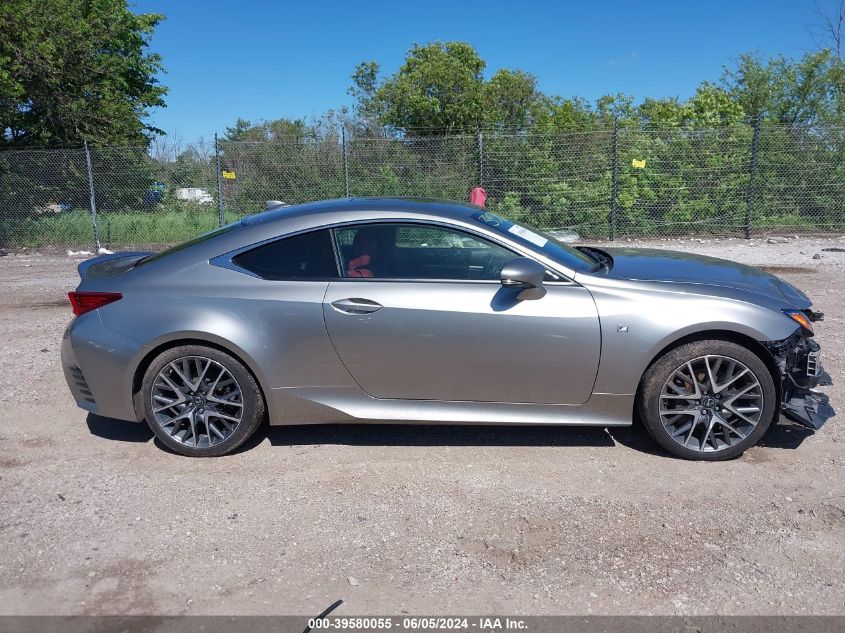 2016 Lexus Rc 350 VIN: JTHSE5BC1G5006139 Lot: 39580055