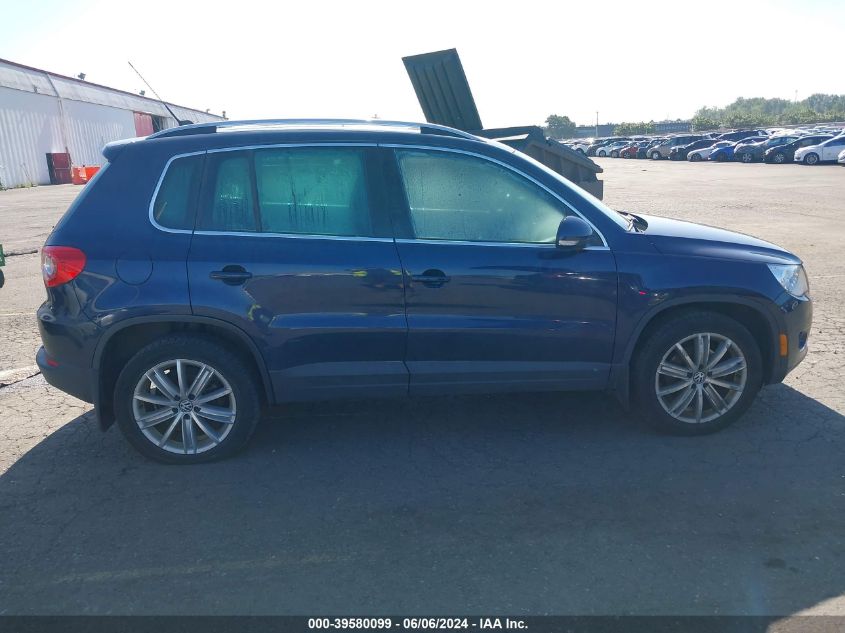 2011 Volkswagen Tiguan VIN: VWGAV7AX7BW550043 Lot: 39580099