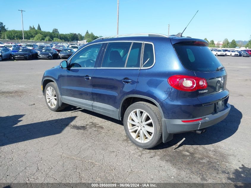 2011 Volkswagen Tiguan VIN: VWGAV7AX7BW550043 Lot: 39580099