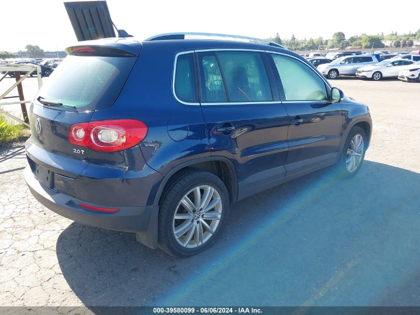 2011 Volkswagen Tiguan VIN: VWGAV7AX7BW550043 Lot: 39580099