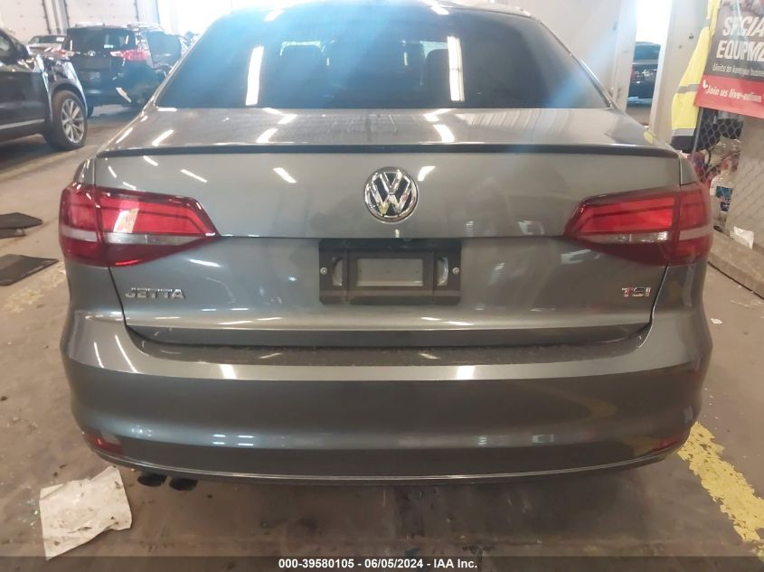2016 Volkswagen Jetta 1.8T Sport VIN: 3VWD17AJ2GM272214 Lot: 39580105