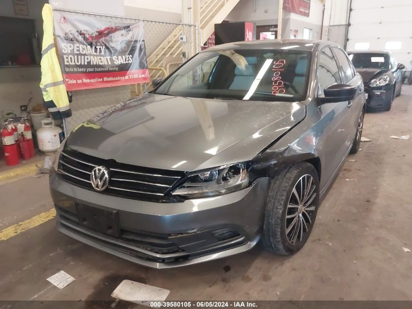 2016 Volkswagen Jetta 1.8T Sport VIN: 3VWD17AJ2GM272214 Lot: 39580105