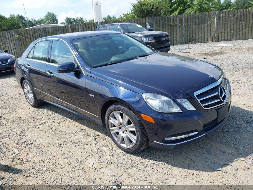 2012 Mercedes-Benz E 350 4Matic VIN: WDDHF8JB1CA603897 Lot: 39580106