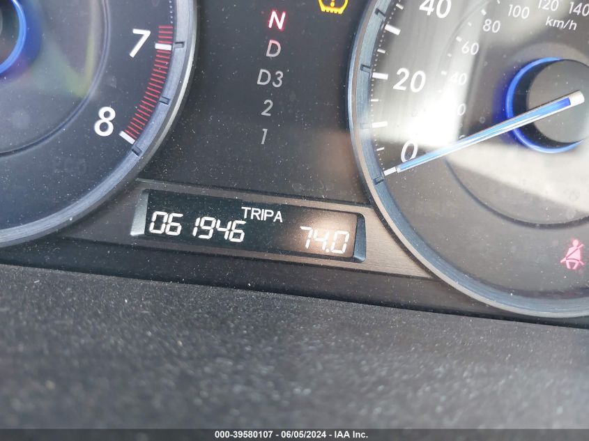 2012 Honda Crosstour Ex VIN: 5J6TF1H30CL006507 Lot: 39580107