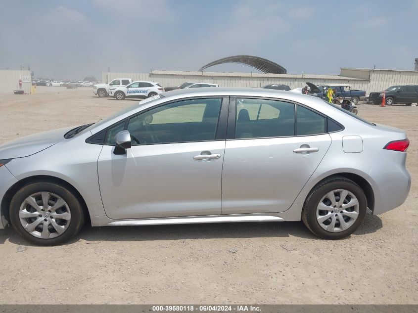 2023 Toyota Corolla Le VIN: JTDB4MEE8PJ005704 Lot: 39580118