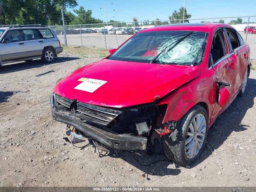 2011 Volkswagen Jetta 2.5L Sel VIN: 3VWLX7AJ8BM394448 Lot: 39580123