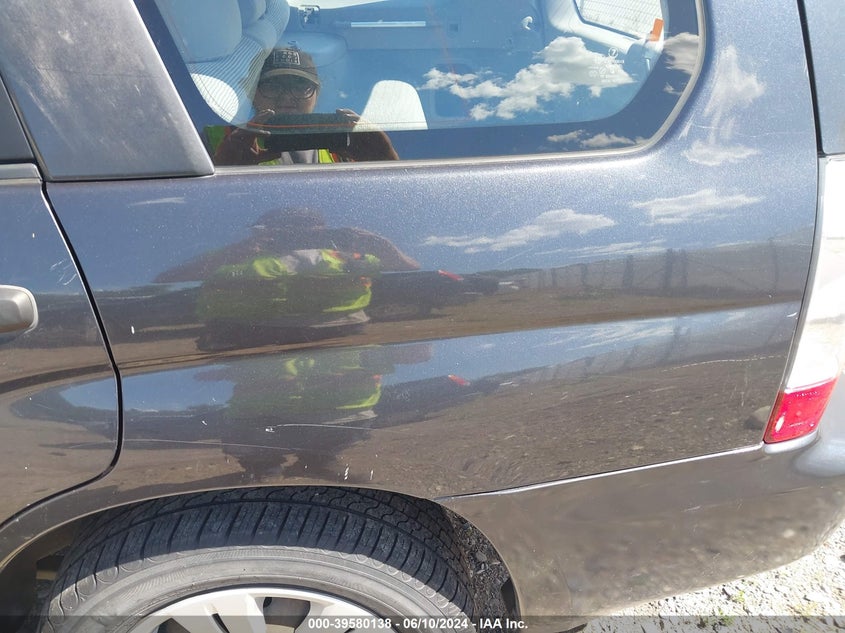 2008 Subaru Forester 2.5X VIN: JF1SG63648H733257 Lot: 39580138