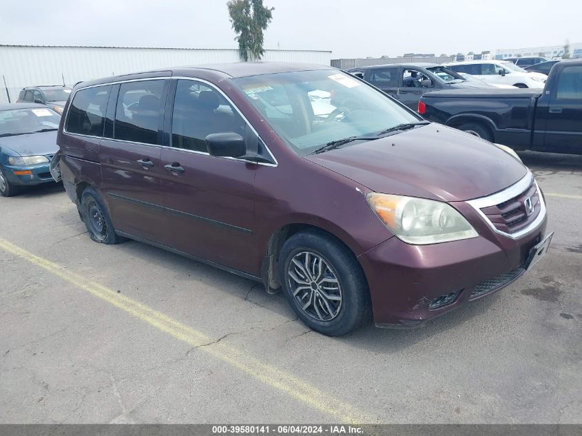 2008 Honda Odyssey Lx VIN: 5FNRL38248B034557 Lot: 39580141