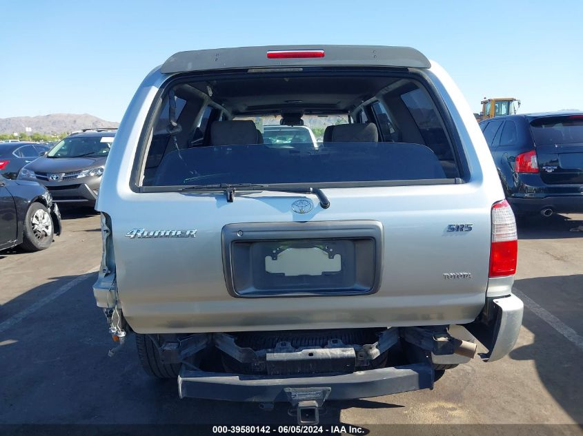 2001 Toyota 4Runner Sr5 V6 VIN: JT3GN86R010193485 Lot: 39580142