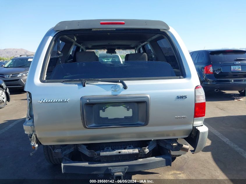 2001 Toyota 4Runner Sr5 V6 VIN: JT3GN86R010193485 Lot: 39580142