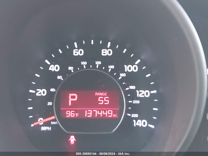 2015 Kia Soul VIN: KNDJN2A25F7795807 Lot: 39580144