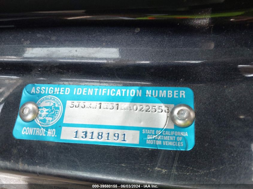 2019 HONDA CR-V EX - 5J6RW1H51KA022558