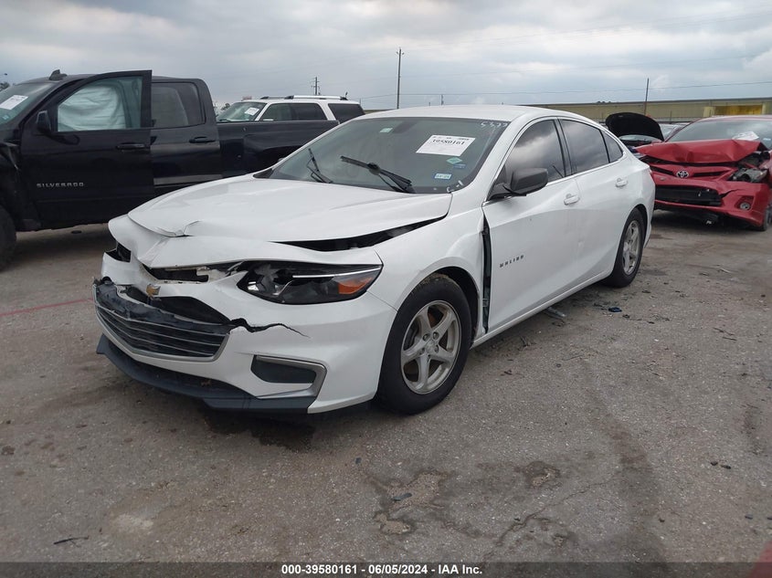 VIN 1G1ZB5ST4HF145372 2017 CHEVROLET MALIBU LS