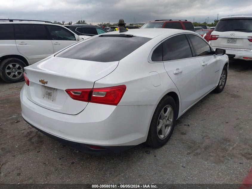 VIN 1G1ZB5ST4HF145372 2017 CHEVROLET MALIBU LS