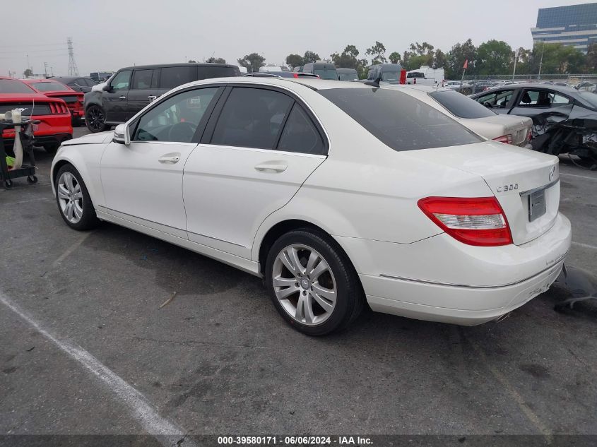 2010 Mercedes-Benz C 300 VIN: WDDGF5EB4AR128622 Lot: 39580171