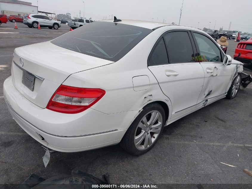 2010 Mercedes-Benz C 300 VIN: WDDGF5EB4AR128622 Lot: 39580171