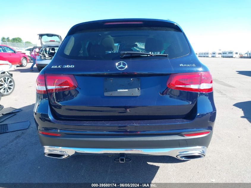 2017 Mercedes-Benz Glc 300 4Matic VIN: WDC0G4KB0HF166801 Lot: 39580174