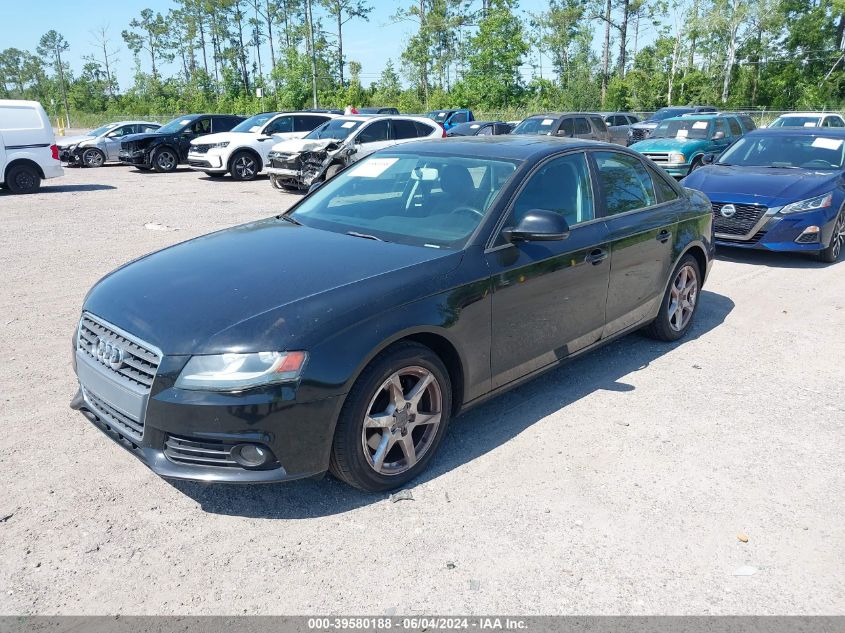 2009 Audi A4 2.0T Premium VIN: WAULF78K59A138583 Lot: 39580188