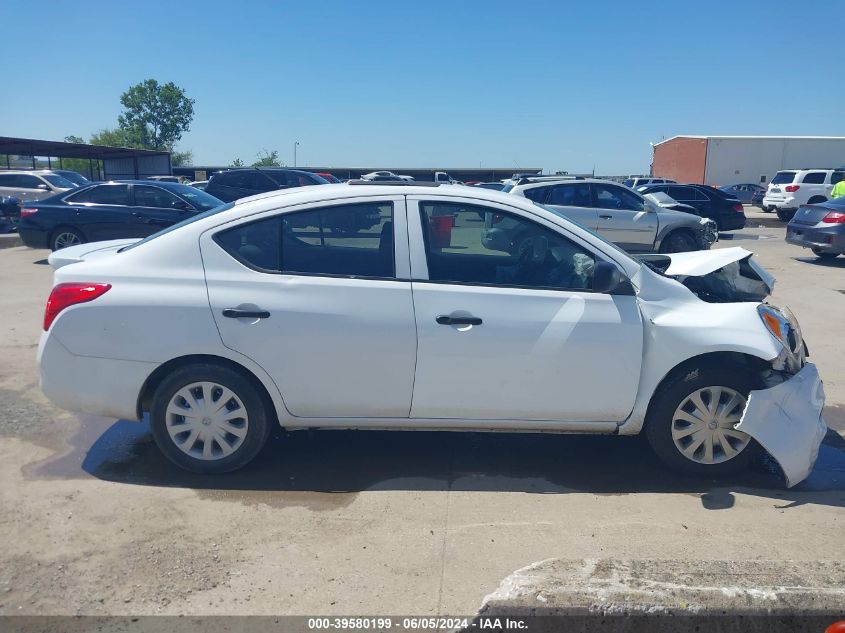2014 Nissan Versa 1.6 S+ VIN: 3N1CN7AP9EL862584 Lot: 39580199