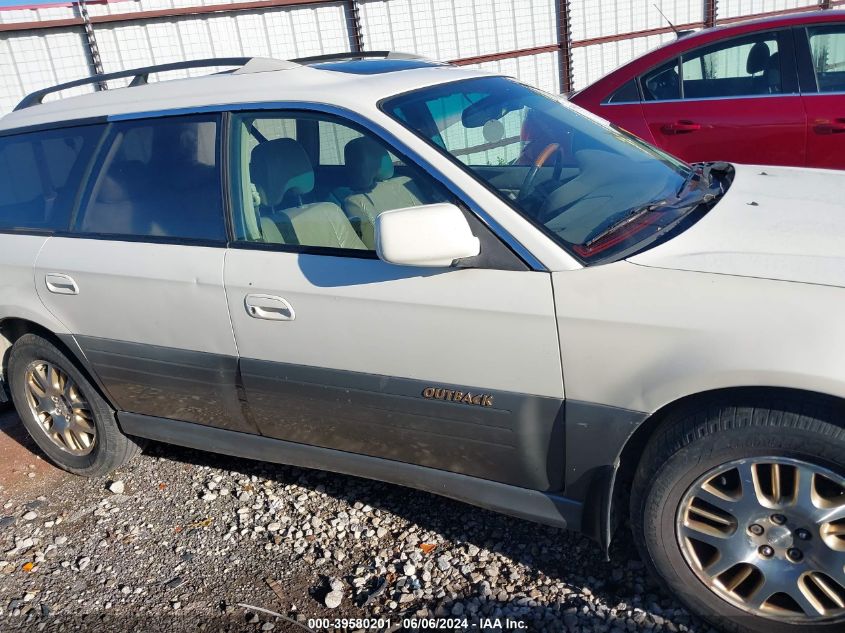 2003 Subaru Outback H6-3.0 L.l. Bean Edition VIN: 4S3BH806537611979 Lot: 39580201