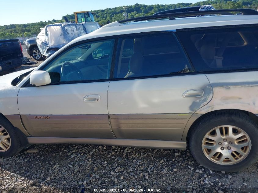 2003 Subaru Outback H6-3.0 L.l. Bean Edition VIN: 4S3BH806537611979 Lot: 39580201