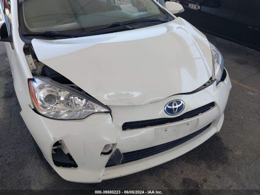 2013 Toyota Prius C Two VIN: JTDKDTB30D1044604 Lot: 39580223