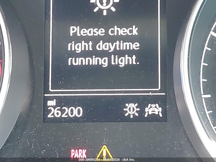 2019 VOLKSWAGEN GOLF ALLTRACK S/SE/SEL - 3VWM17AU8KM524387