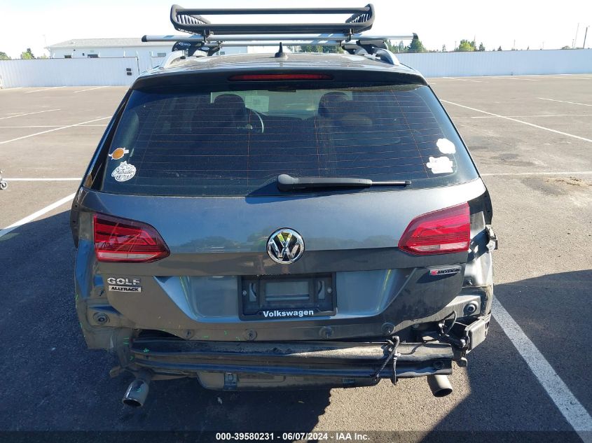 2019 Volkswagen Golf Alltrack Tsi S/Tsi Se/Tsi Sel VIN: 3VWM17AU8KM524387 Lot: 39580231