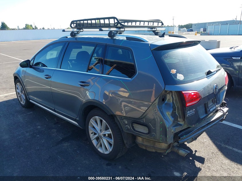 2019 VOLKSWAGEN GOLF ALLTRACK S/SE/SEL - 3VWM17AU8KM524387