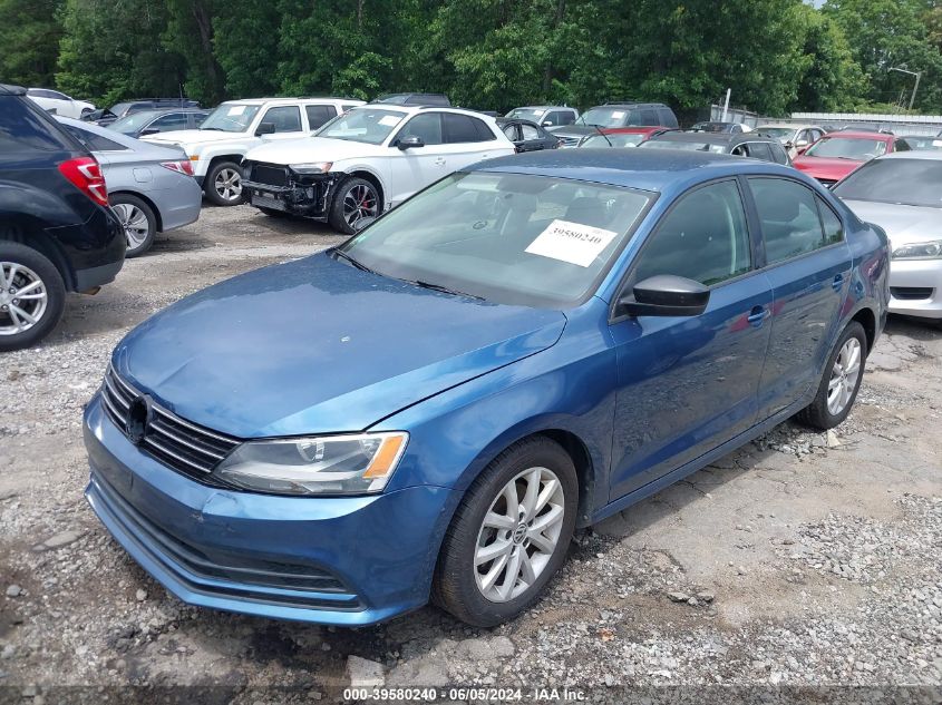 2015 Volkswagen Jetta 1.8T Se VIN: 3VWD17AJ5FM247855 Lot: 39580240