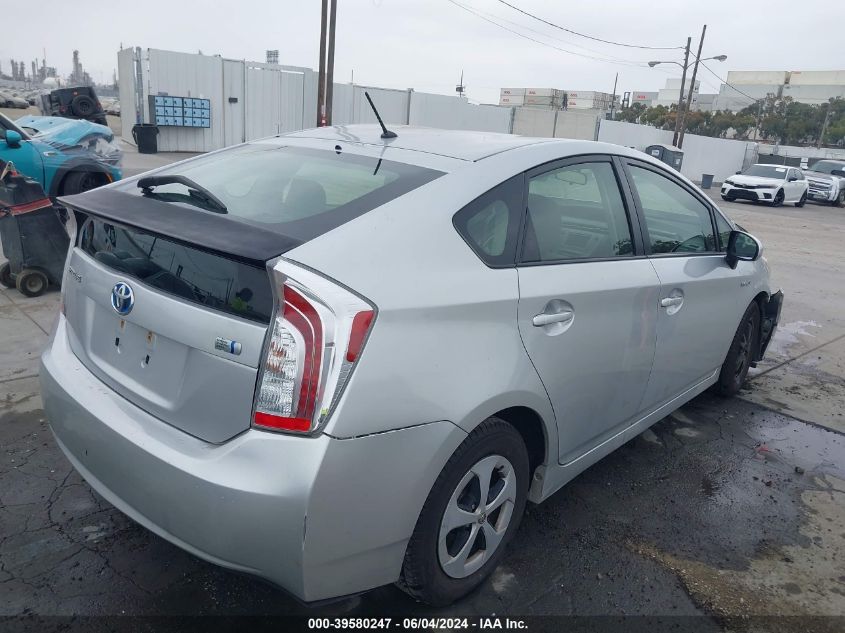 2014 Toyota Prius Two VIN: JTDKN3DU3E0373677 Lot: 39580247