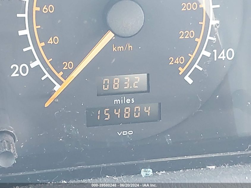 1995 Mercedes-Benz C 220 VIN: WDBHA22E7SF293673 Lot: 39580248