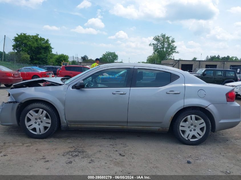 2014 Dodge Avenger Se VIN: 1C3CDZAB3EN228966 Lot: 39580279