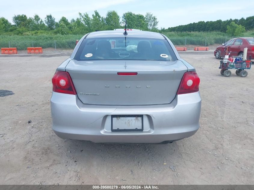 2014 Dodge Avenger Se VIN: 1C3CDZAB3EN228966 Lot: 39580279