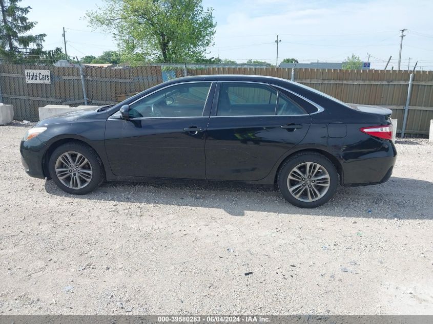 2015 Toyota Camry Se VIN: 4T1BF1FK4FU018018 Lot: 39580283