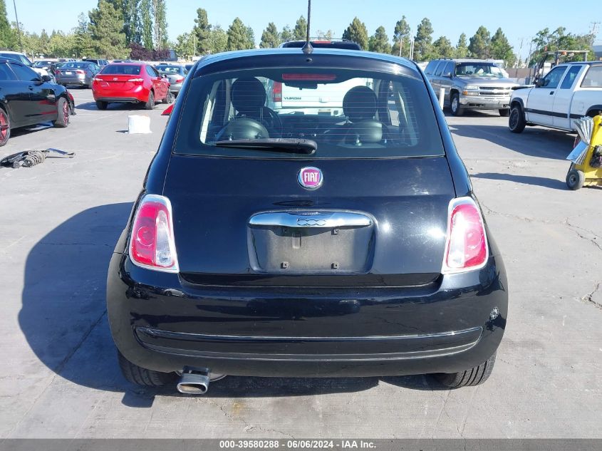 2015 Fiat 500 Pop VIN: 3C3CFFAR7FT527853 Lot: 39580288