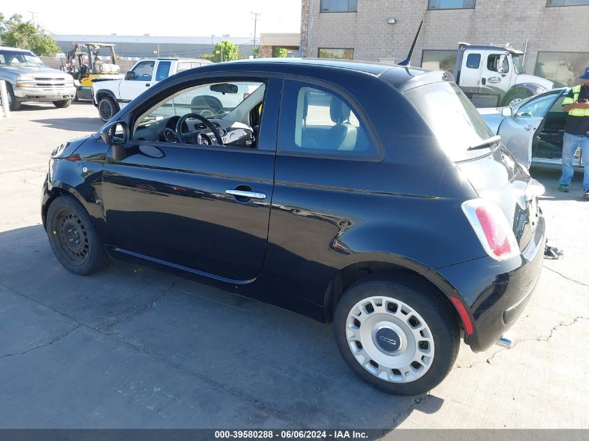 2015 Fiat 500 Pop VIN: 3C3CFFAR7FT527853 Lot: 39580288