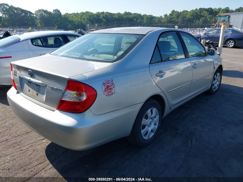 2003 Toyota Camry Le VIN: 4T1BE32KX3U720070 Lot: 39580291