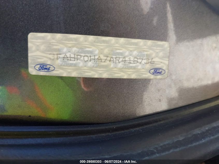 2010 Ford Fusion Se VIN: 3FAHP0HA7AR418736 Lot: 39580303