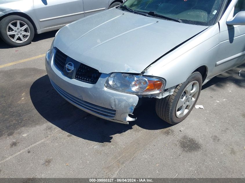 2006 Nissan Sentra 1.8S VIN: 3N1CB51DX6L471867 Lot: 39580327