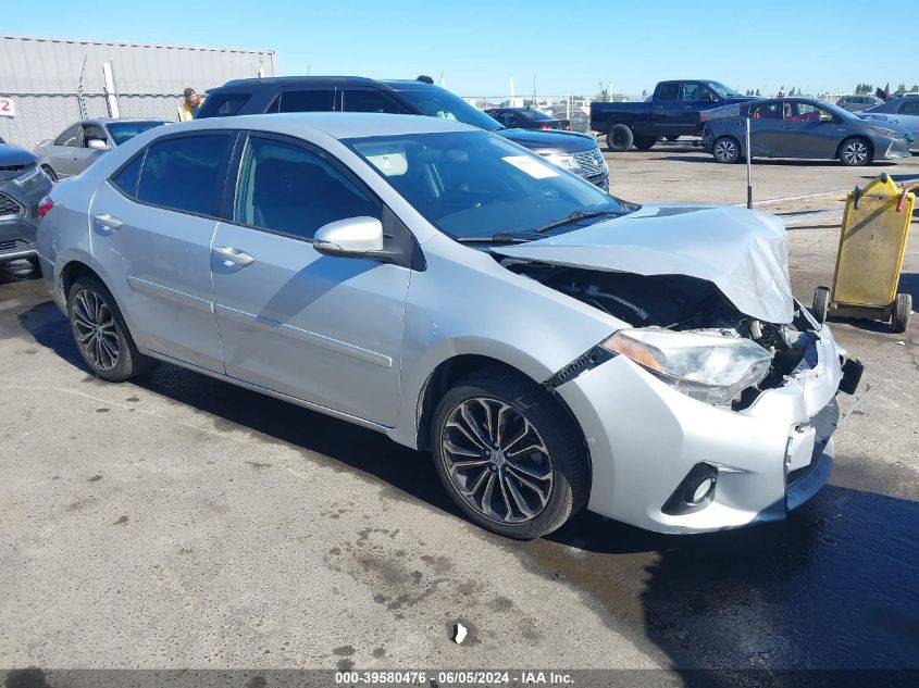 2016 Toyota Corolla S Plus VIN: 5YFBURHE7GP463030 Lot: 39580476