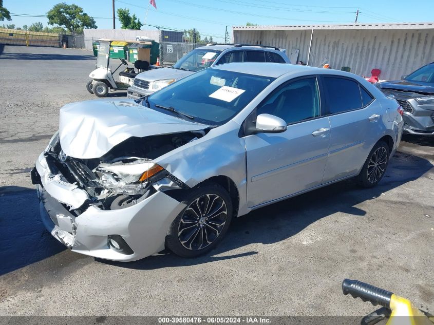 2016 Toyota Corolla S Plus VIN: 5YFBURHE7GP463030 Lot: 39580476