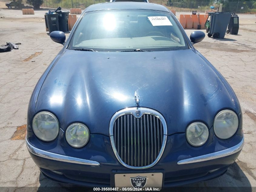 2003 Jaguar S-Type 3.0L V6 VIN: SAJEA01T93FM47442 Lot: 39580487