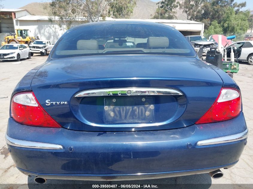 2003 Jaguar S-Type 3.0L V6 VIN: SAJEA01T93FM47442 Lot: 39580487