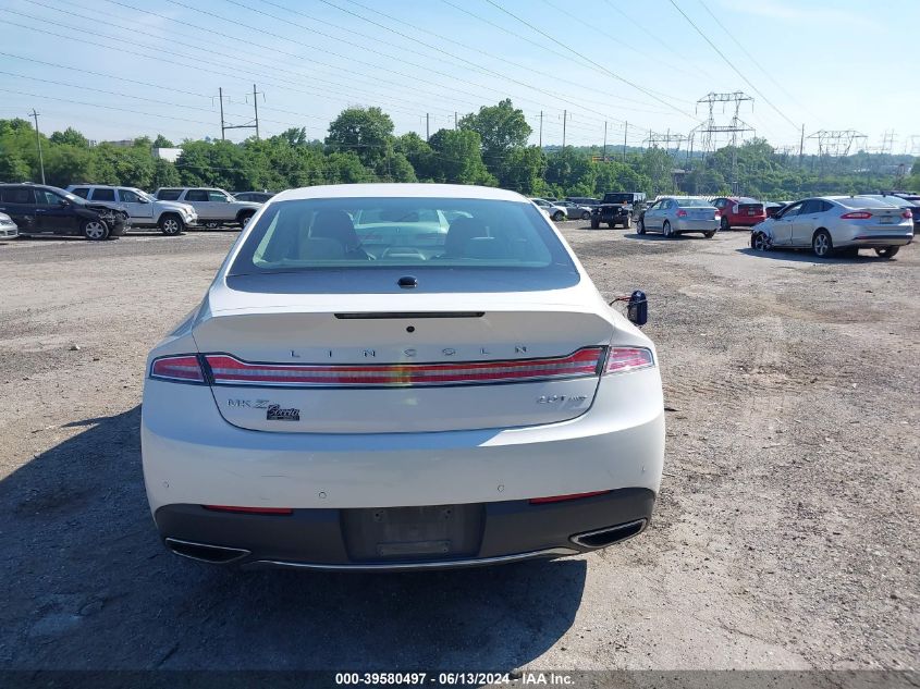 2019 Lincoln Mkz Reserve Ii VIN: 3LN6L5F92KR618133 Lot: 39580497