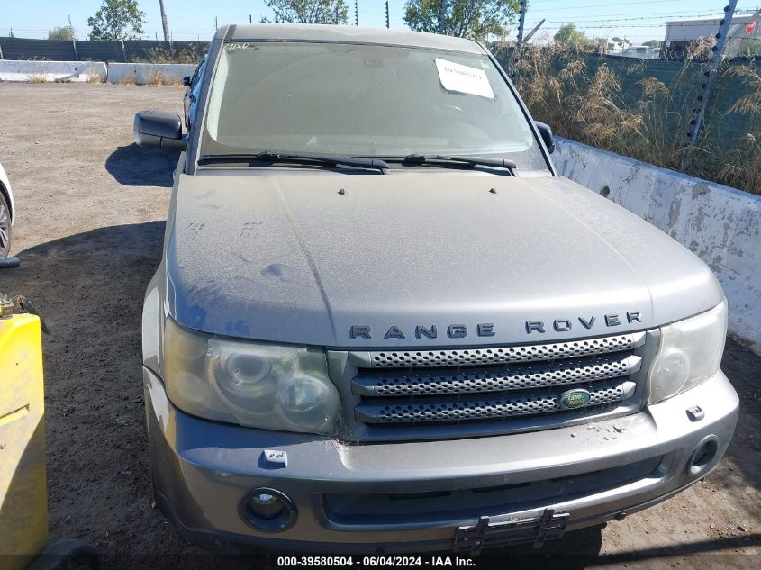 2007 Land Rover Range Rover Sport Hse VIN: SALSF25417A107263 Lot: 39580504
