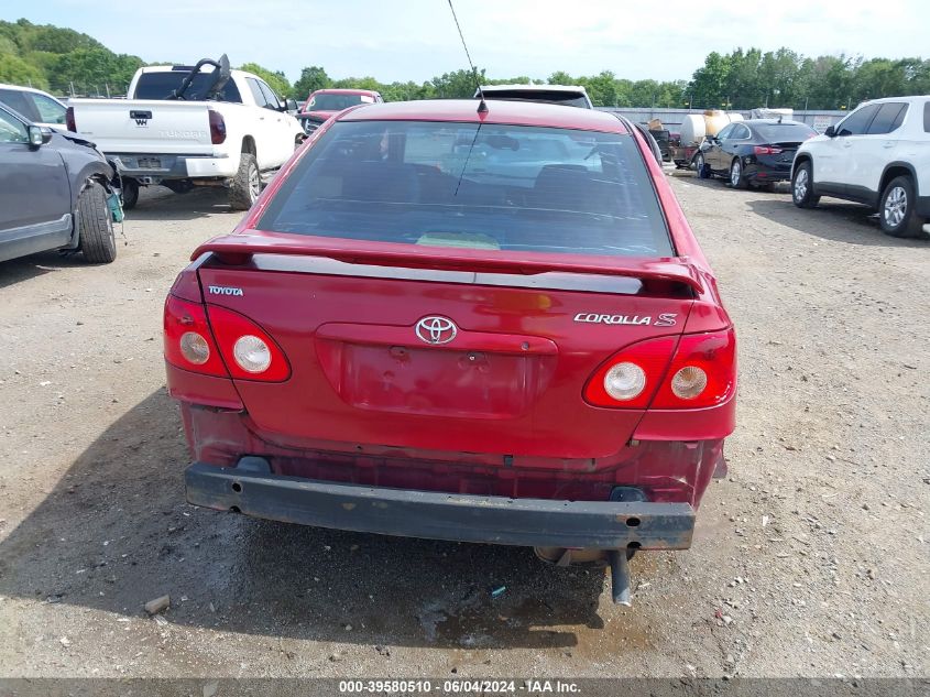 2006 Toyota Corolla S VIN: 1NXBR32E66Z613097 Lot: 39580510