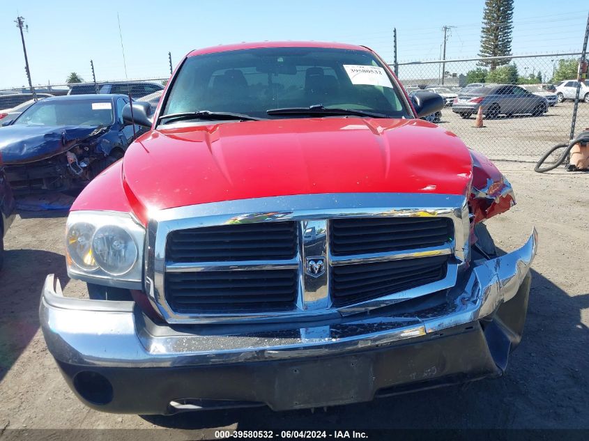 2005 Dodge Dakota Slt VIN: 1D7HE42K35S256533 Lot: 39580532